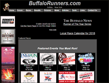 Tablet Screenshot of buffalorunners.com